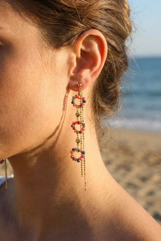 Boucles d’oreilles en acier inoxydable