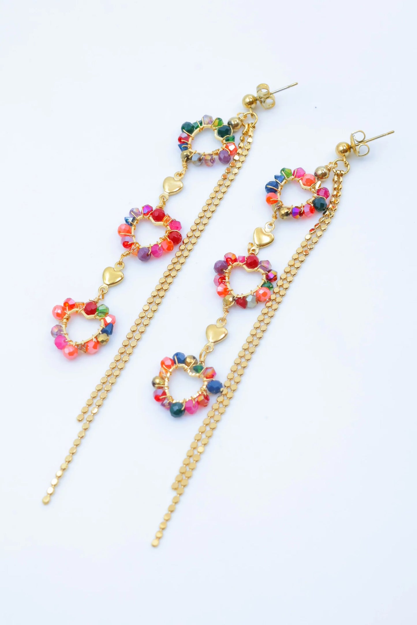 Boucles d’oreilles en acier inoxydable