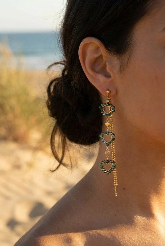 Boucles d’oreilles en acier inoxydable