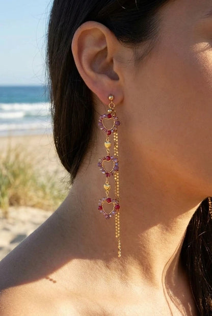 Boucles d’oreilles en acier inoxydable