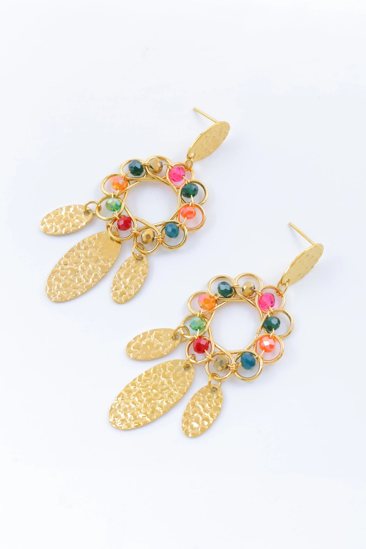 Boucles d’oreilles en acier inoxydable