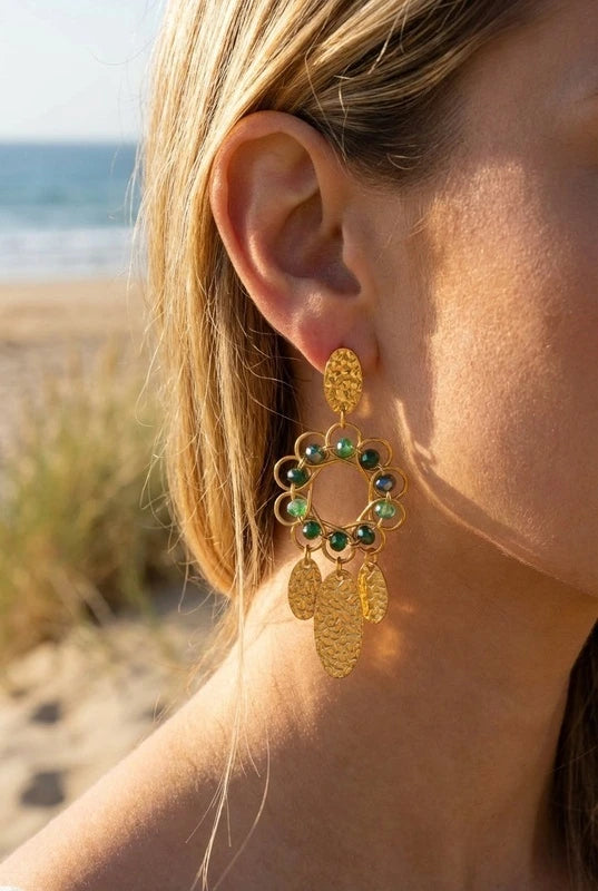 Boucles d’oreilles en acier inoxydable