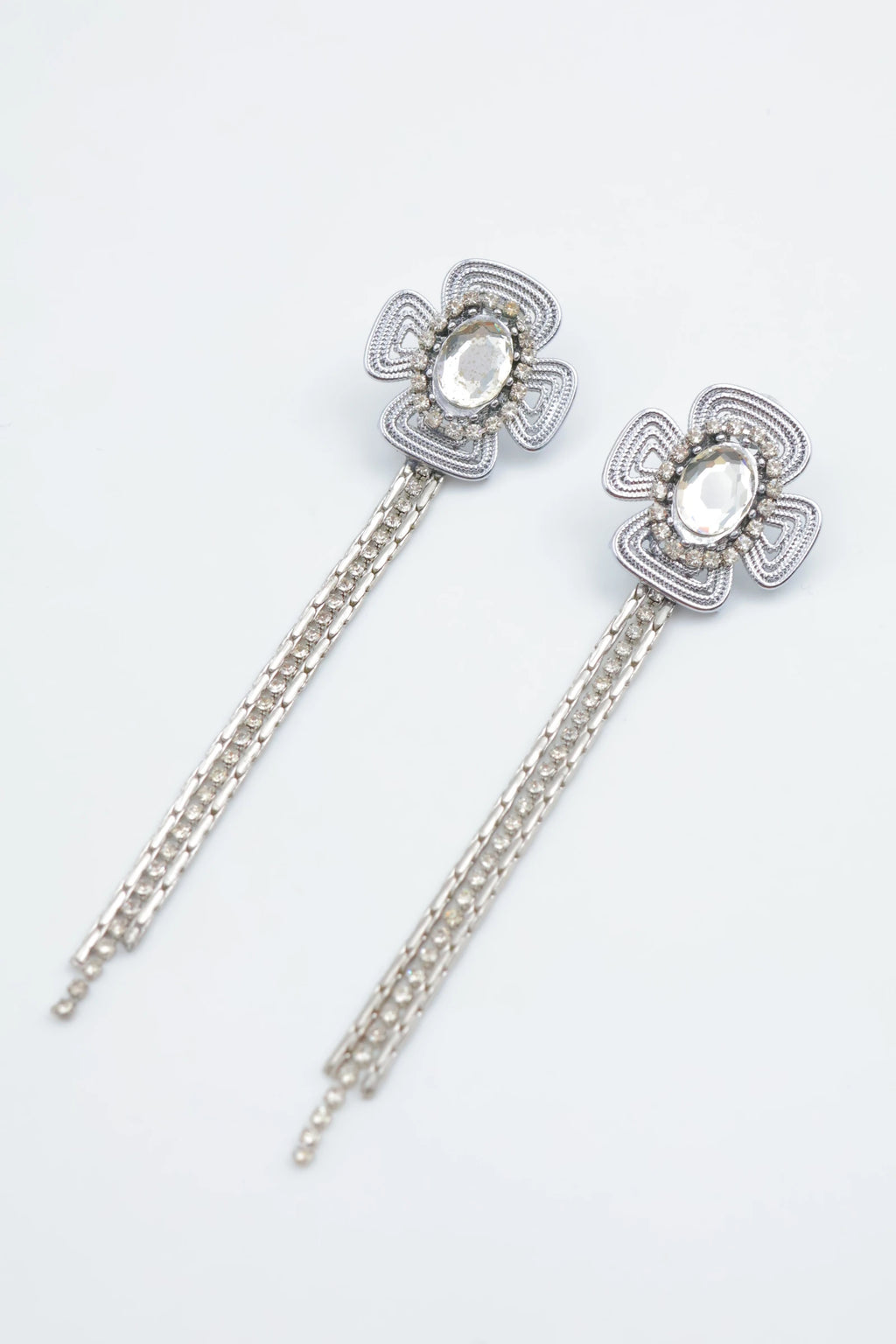 Boucles d'oreilles en acier inoxydable - ARGENT