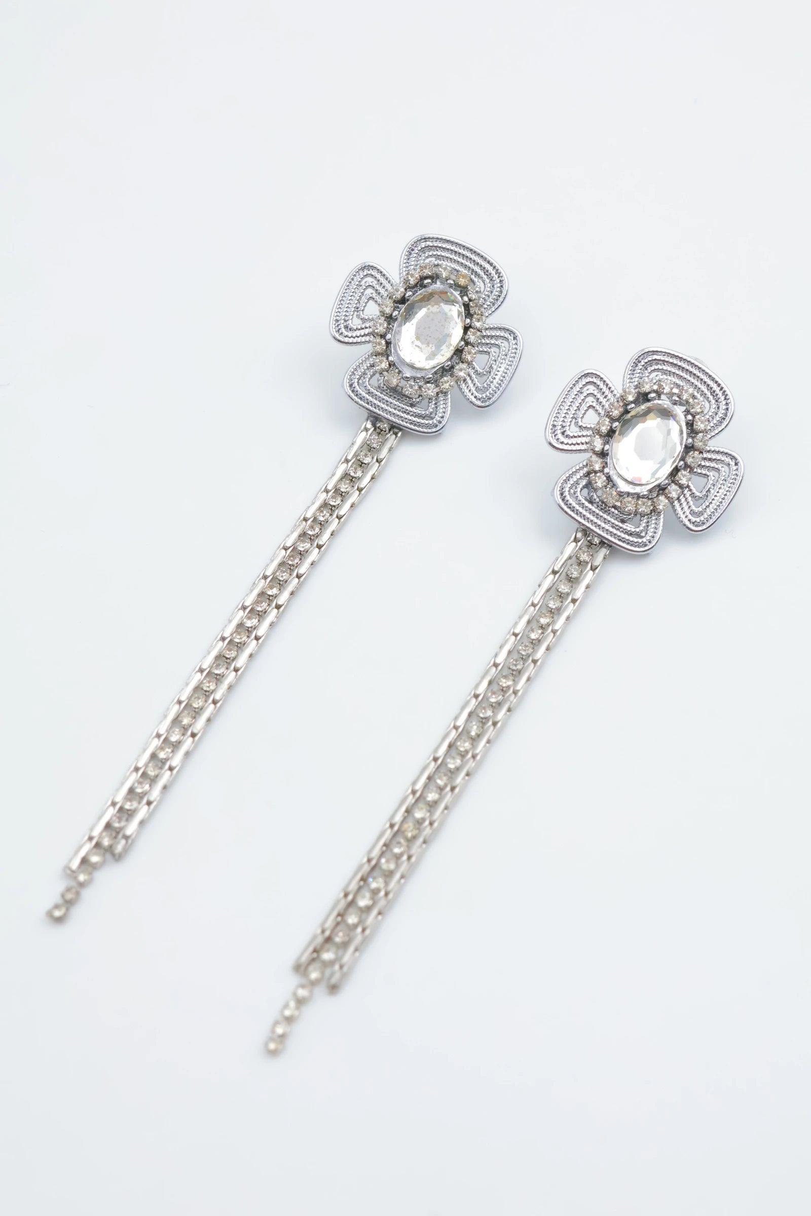 Boucles d'oreilles en acier inoxydable - ARGENT