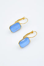 Boucles d'oreilles en acier inoxydable - BLEU