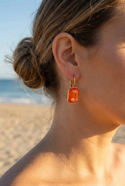 Boucles d’oreilles en acier inoxydable