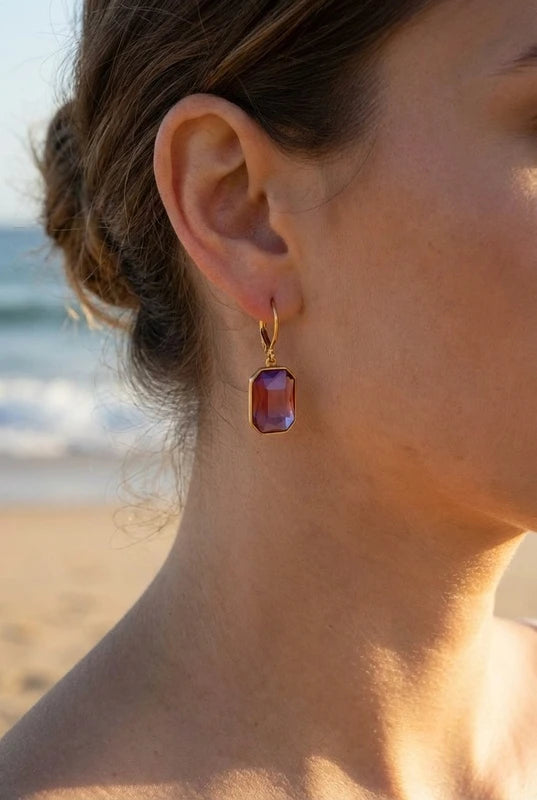 Boucles d’oreilles en acier inoxydable