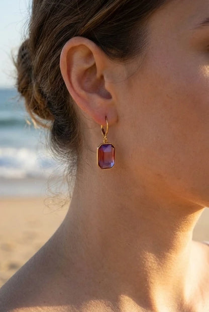 Boucles d’oreilles en acier inoxydable