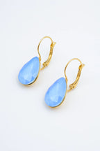Boucles d'oreilles en acier inoxydable - BLEU MARINE