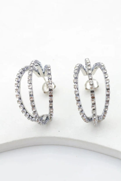 Boucles d’oreilles en acier inoxydable