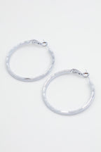 Boucles d'oreilles en acier inoxydable - ARGENT
