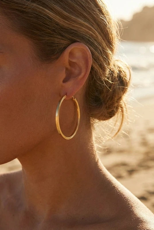 Boucles d’oreilles en acier inoxydable
