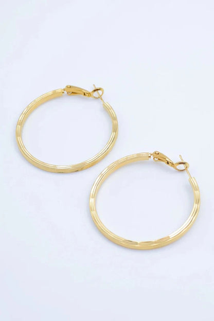 Boucles d’oreilles en acier inoxydable