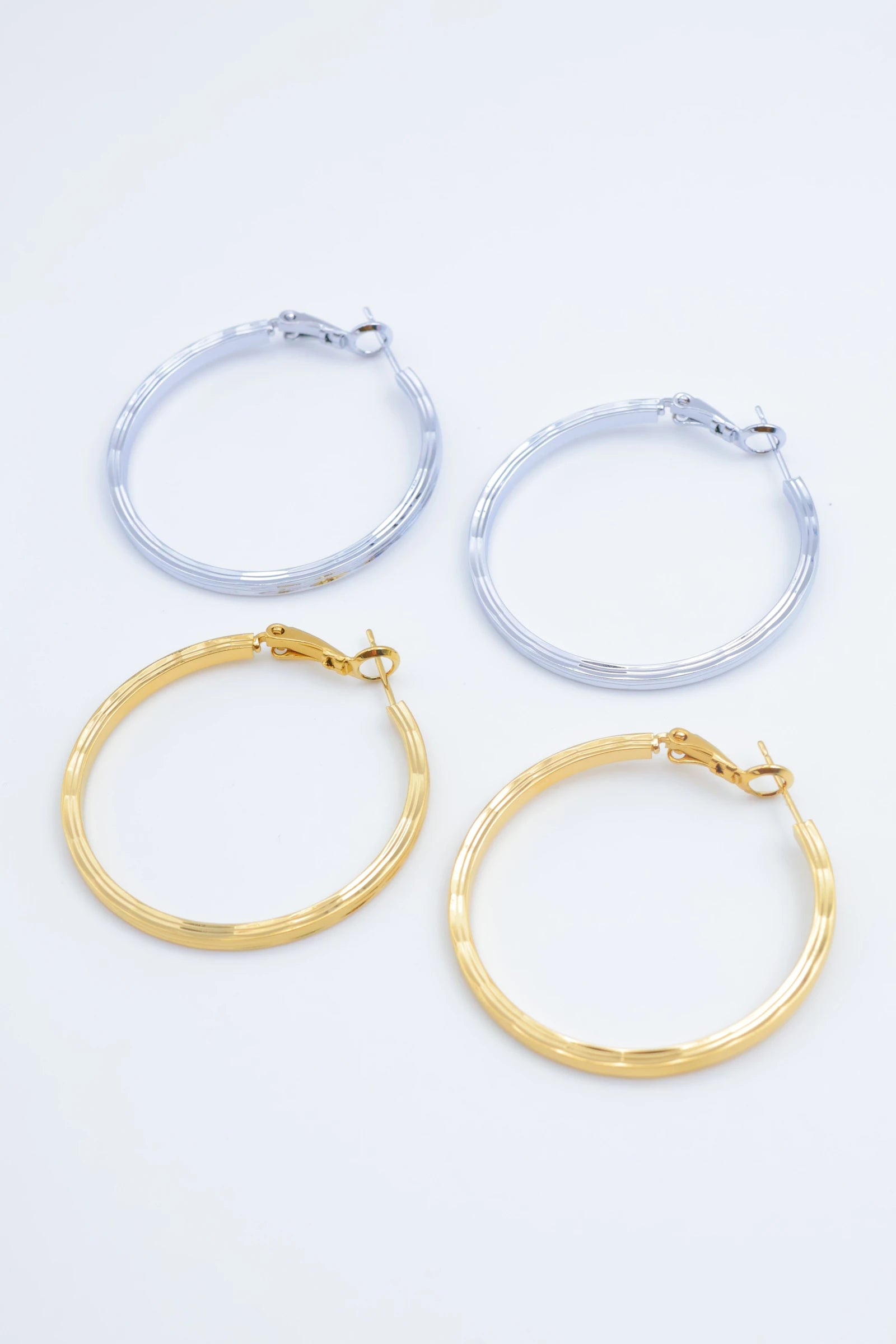 Boucles d'oreilles en acier inoxydable - DORÉ
