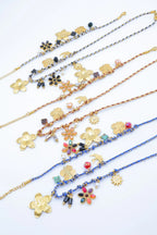 Parure de bijoux en acier inoxydable - BEIGE