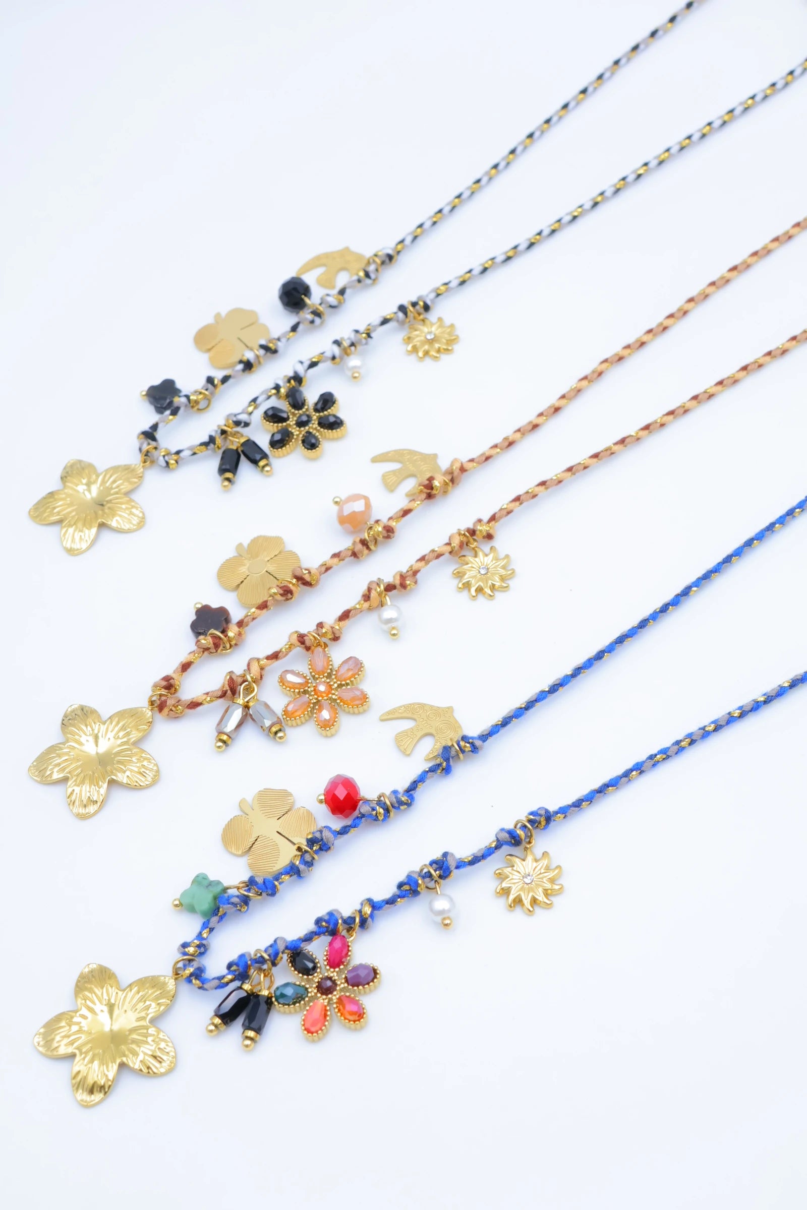 Collier en acier inoxydable - BEIGE
