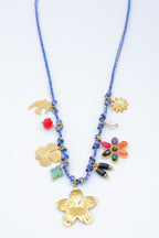 Collier en acier inoxydable - BLEU