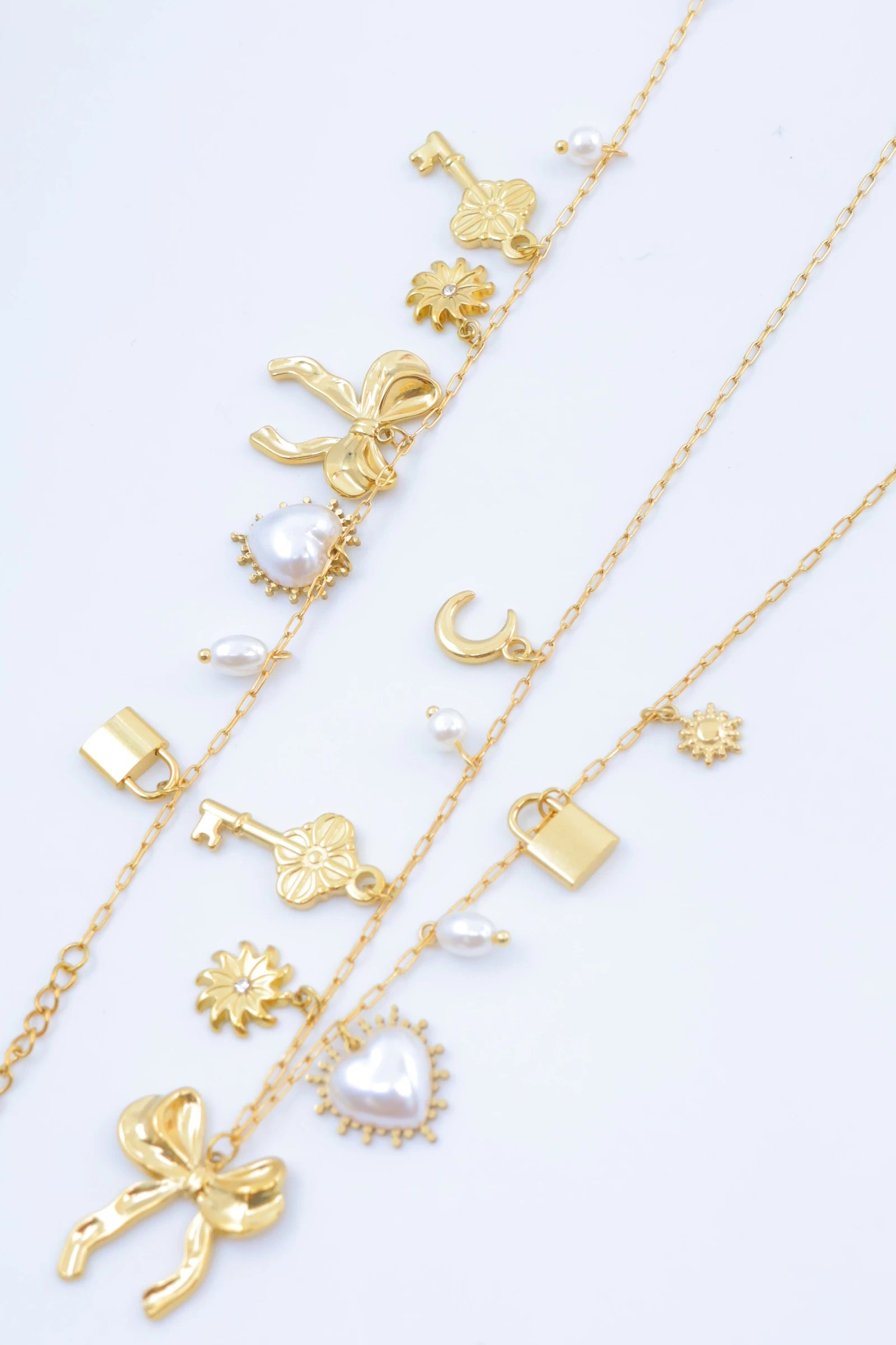 Parure de bijoux en acier inoxydable - DORÉ