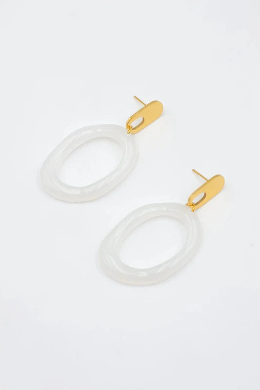 Boucles d’oreilles en acier inoxydable