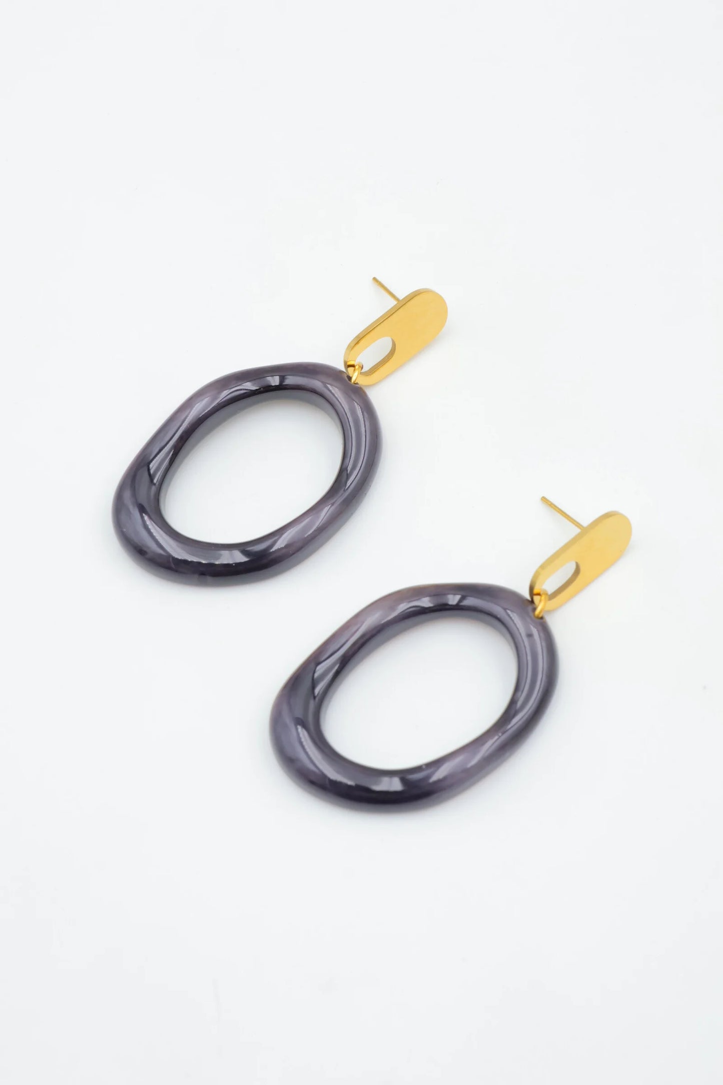 Boucles d’oreilles en acier inoxydable