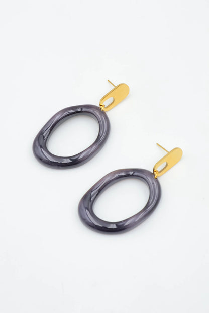 Boucles d’oreilles en acier inoxydable