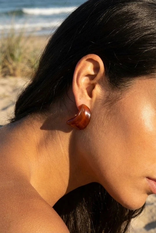 Boucles d’oreilles en acier inoxydable