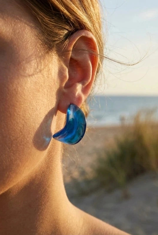Boucles d’oreilles en acier inoxydable