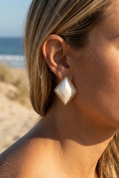 Boucles d’oreilles en acier inoxydable