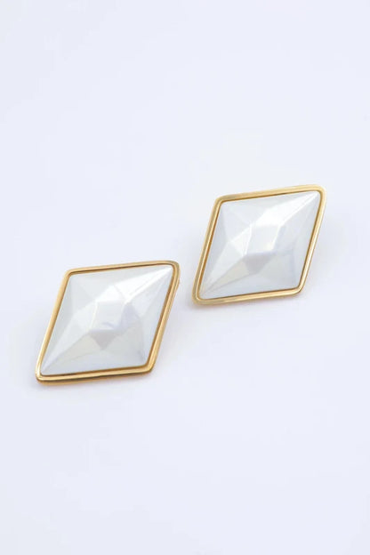 Boucles d’oreilles en acier inoxydable