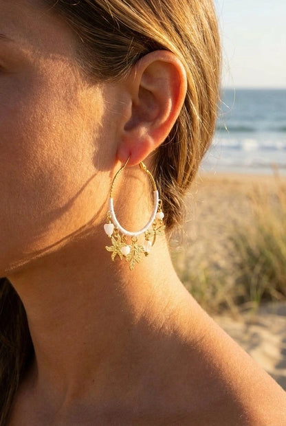 Boucles d’oreilles en acier inoxydable