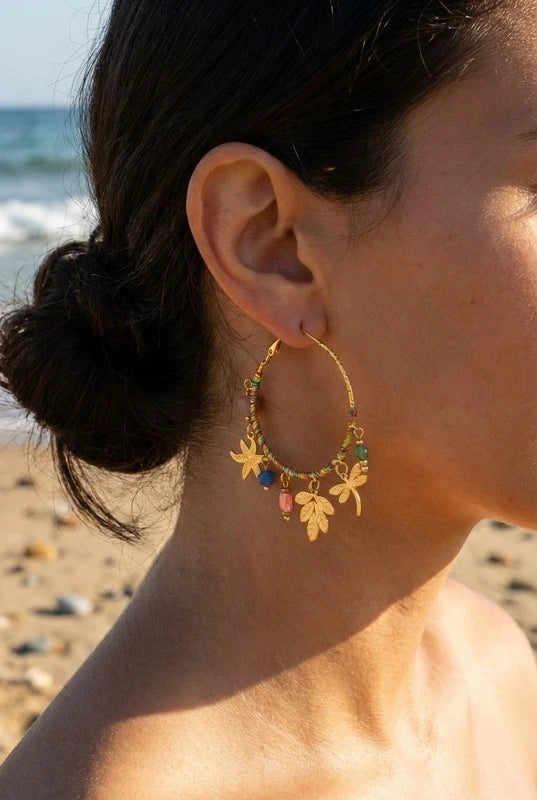 Boucles d’oreilles en acier inoxydable