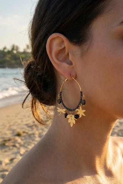 Boucles d’oreilles en acier inoxydable