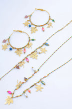 Parure de bijoux en acier inoxydable - MULTICOLORE