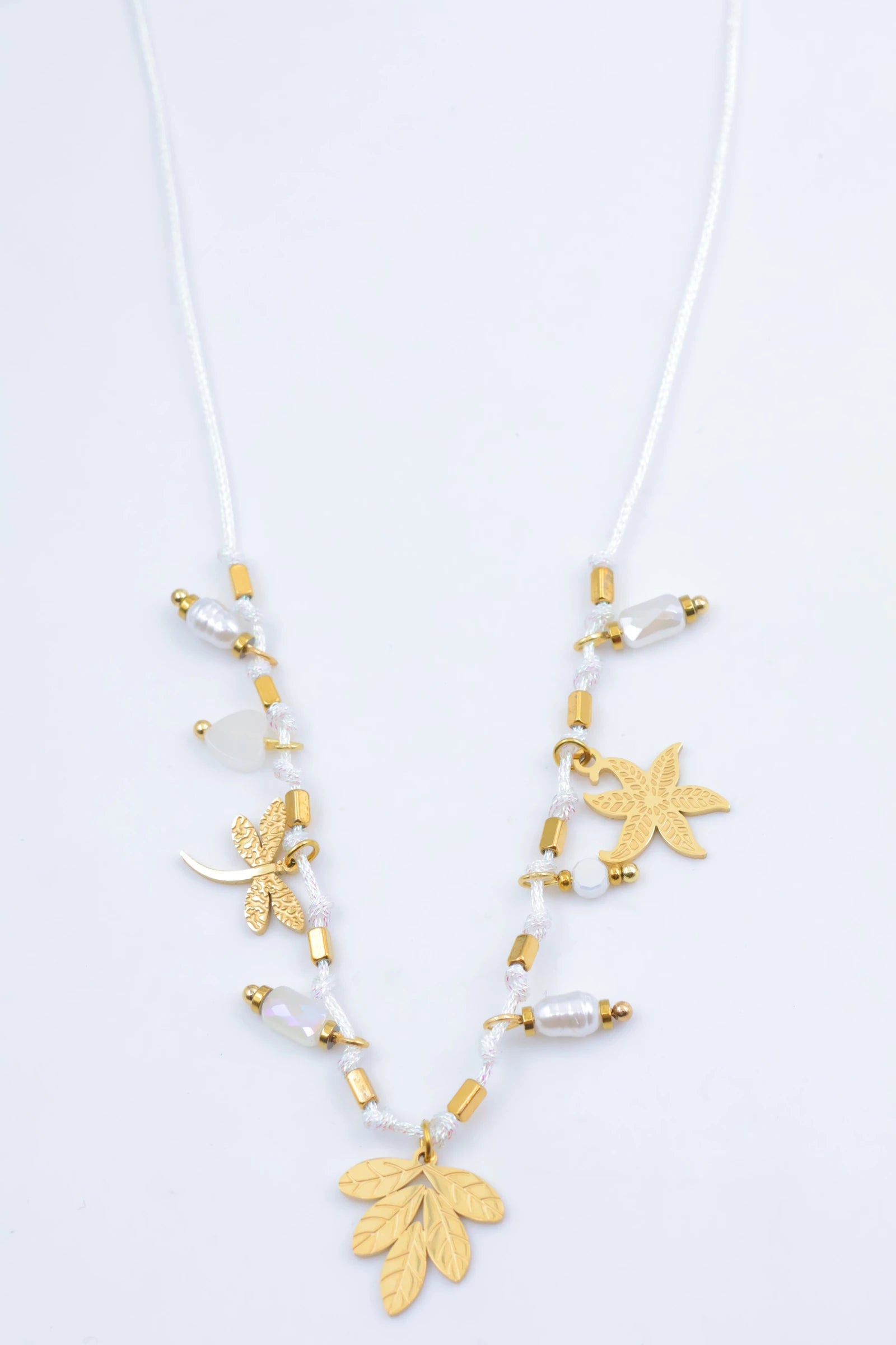 Collier en acier inoxydable - BLANC