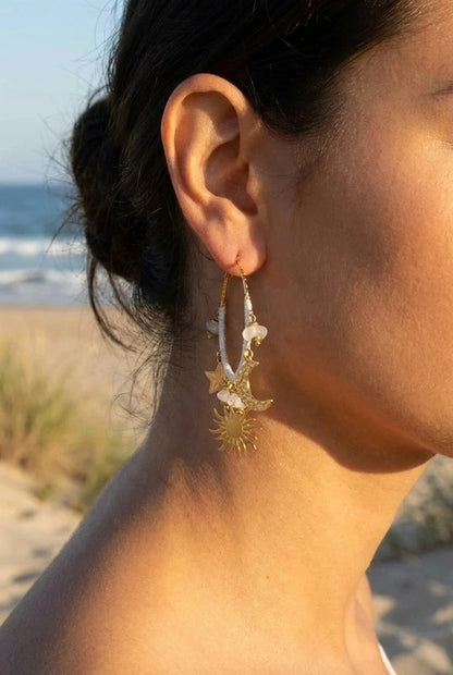 Boucles d’oreilles en acier inoxydable