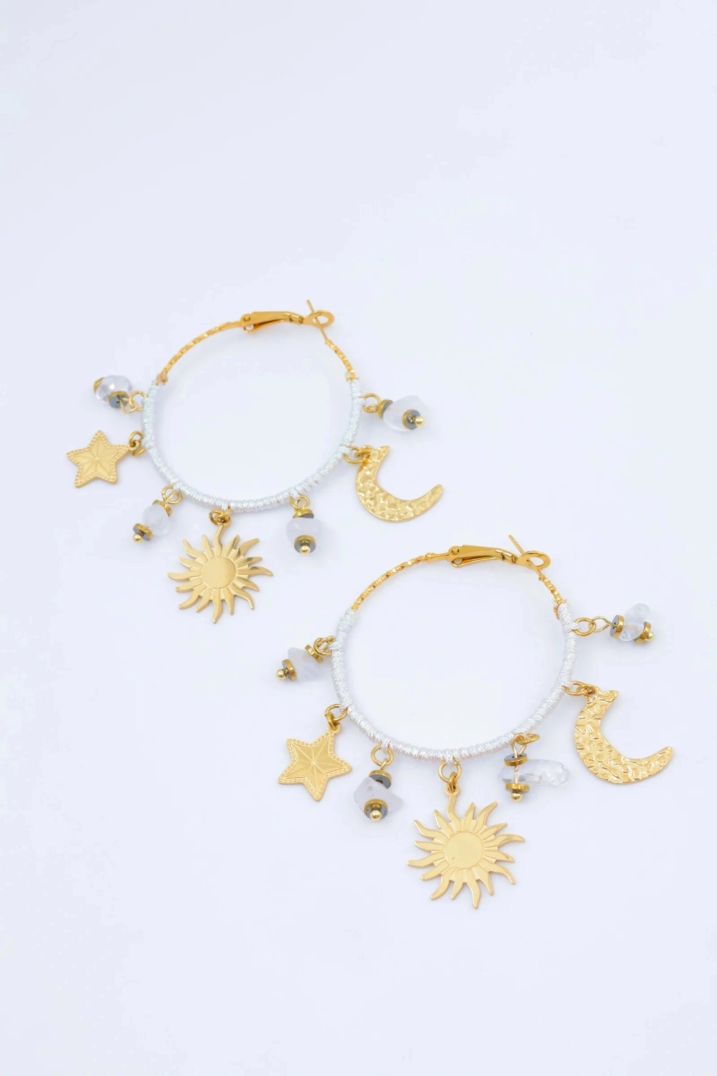 Boucles d’oreilles en acier inoxydable