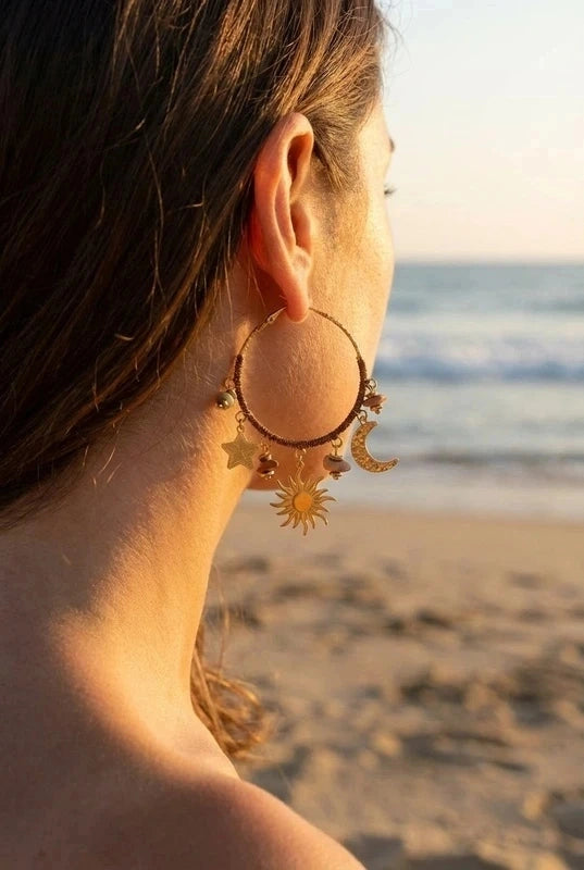 Boucles d’oreilles en acier inoxydable