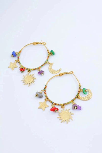 Boucles d’oreilles en acier inoxydable