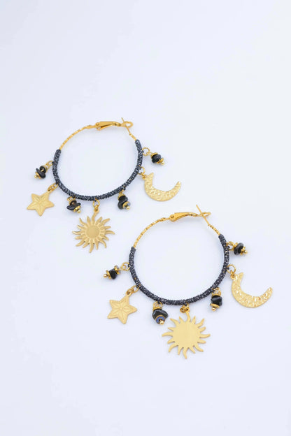 Boucles d’oreilles en acier inoxydable