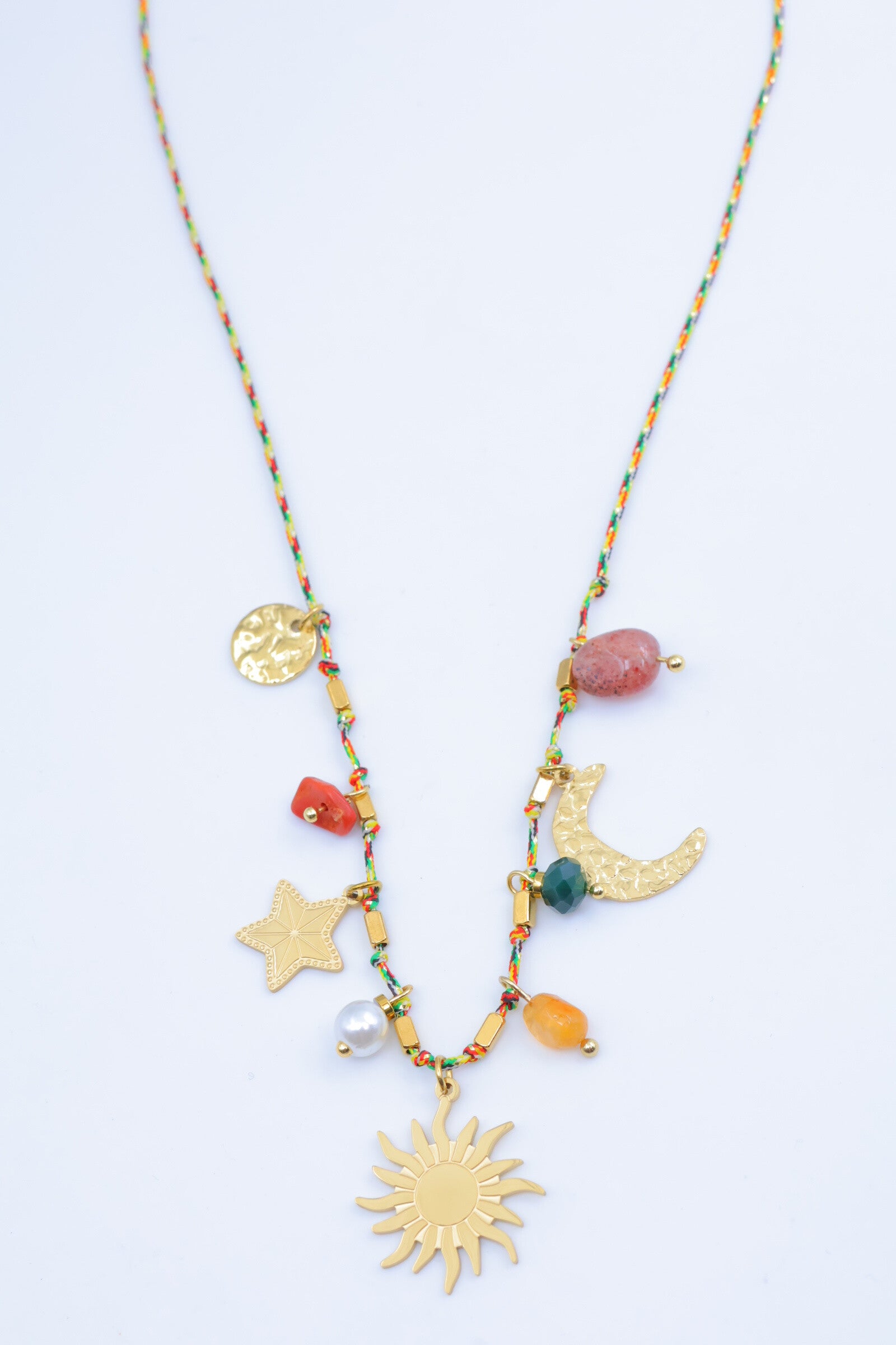 Collier en acier inoxydable - MULTICOLORE