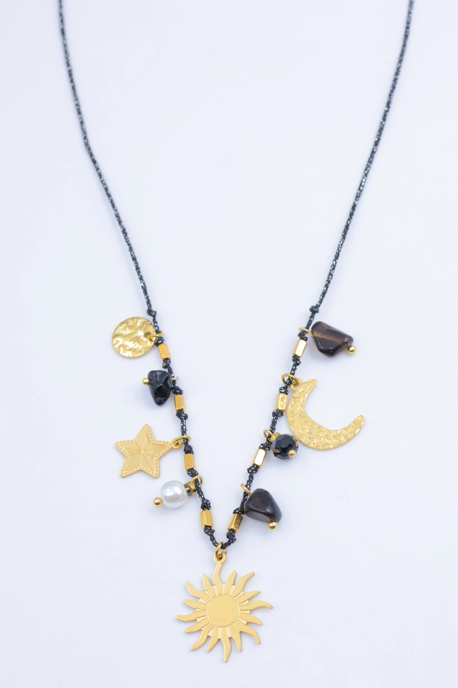 Collier en acier inoxydable - NOIR