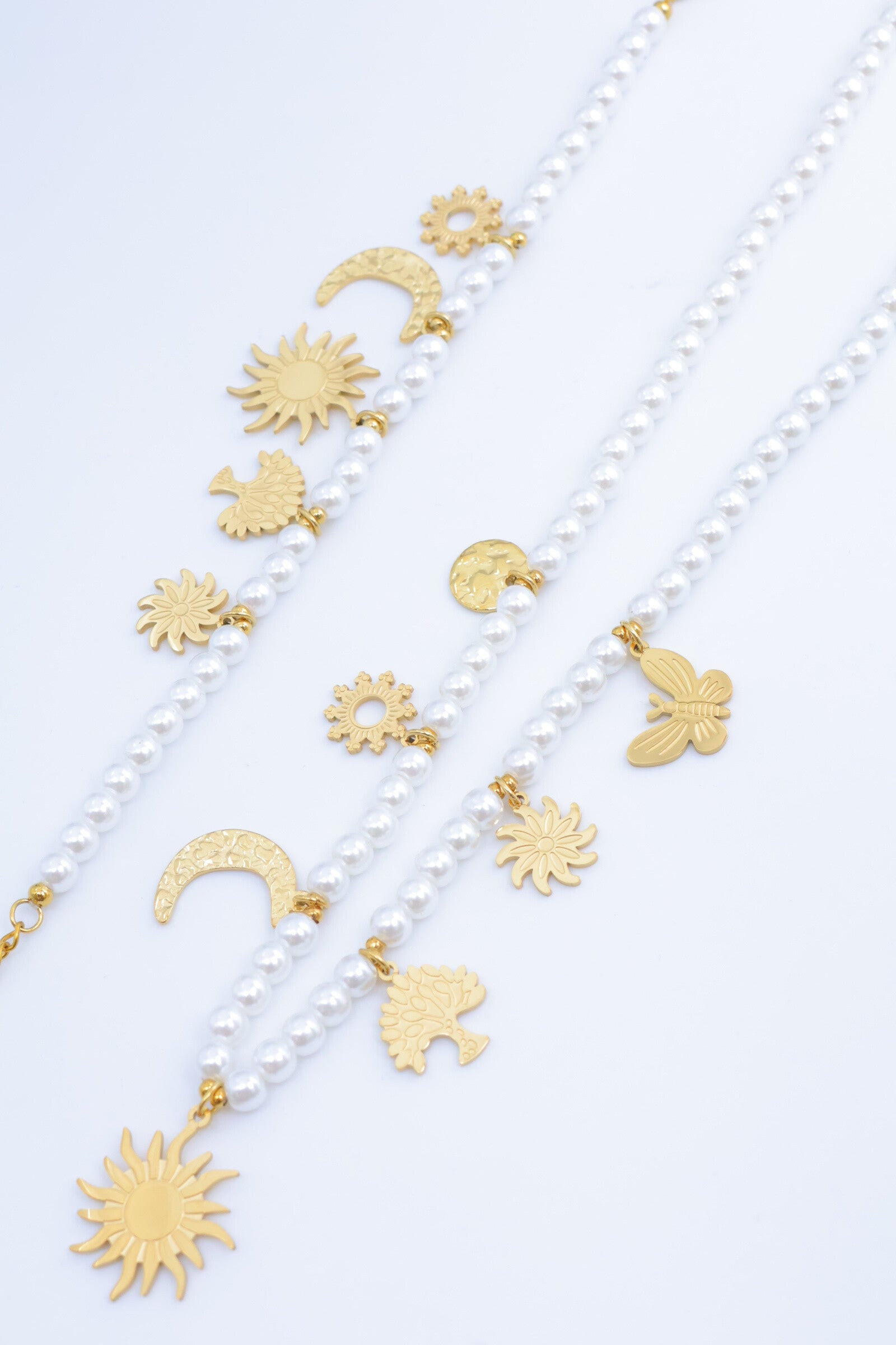 Parure de bijoux en acier inoxydable - DORÉ