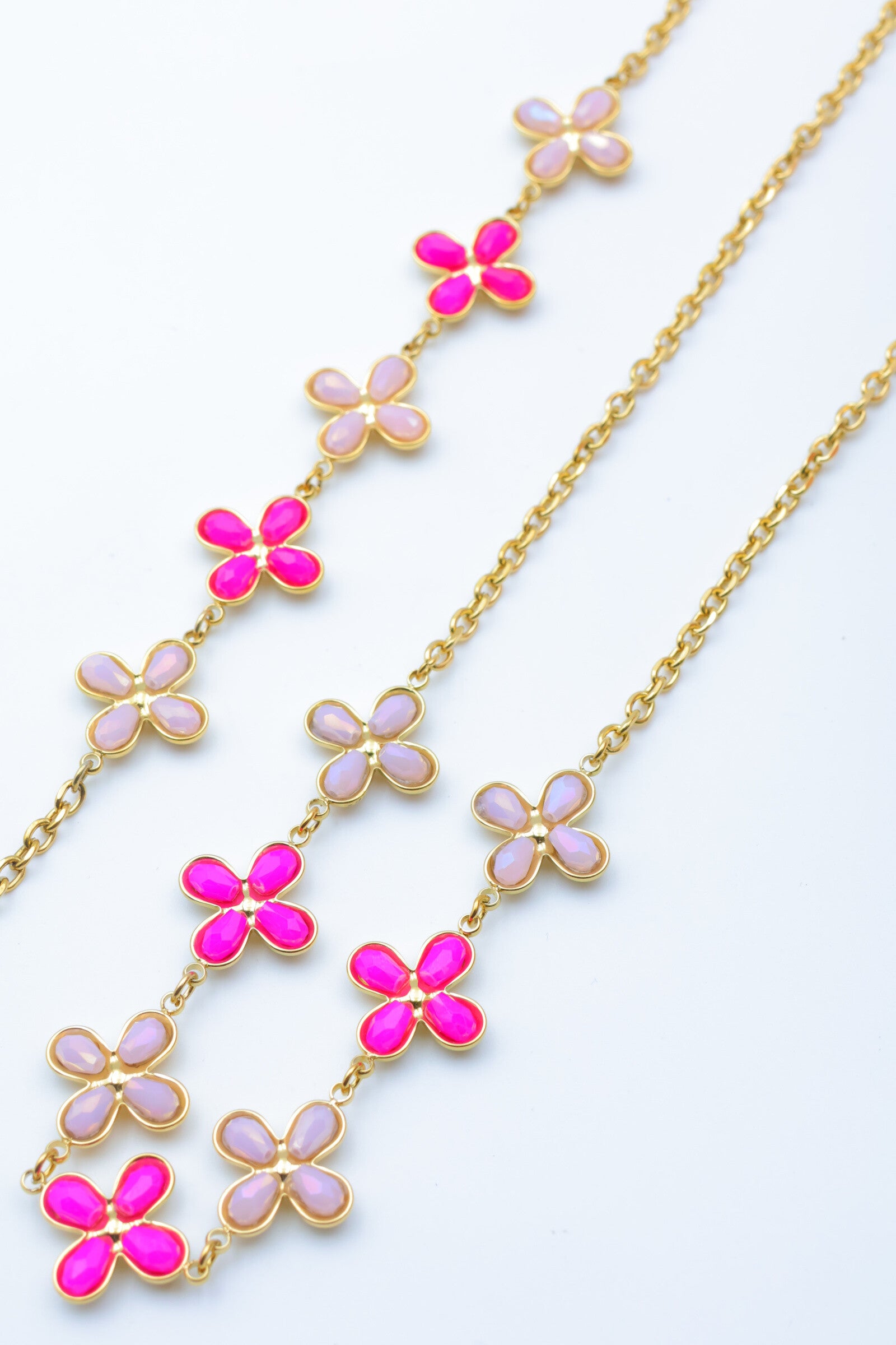 Parure de bijoux en acier inoxydable - ROSE