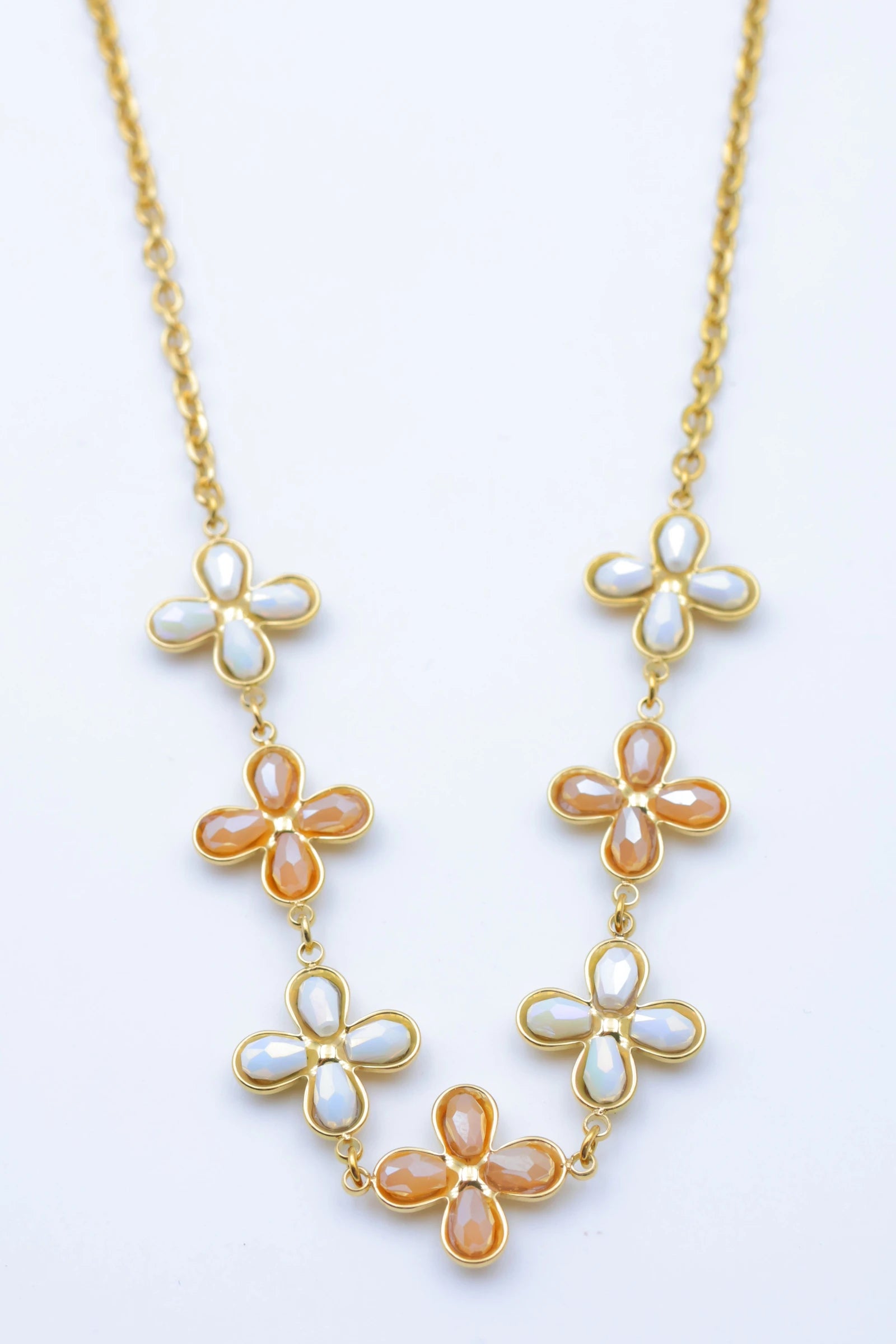 Collier en acier inoxydable - BLANC