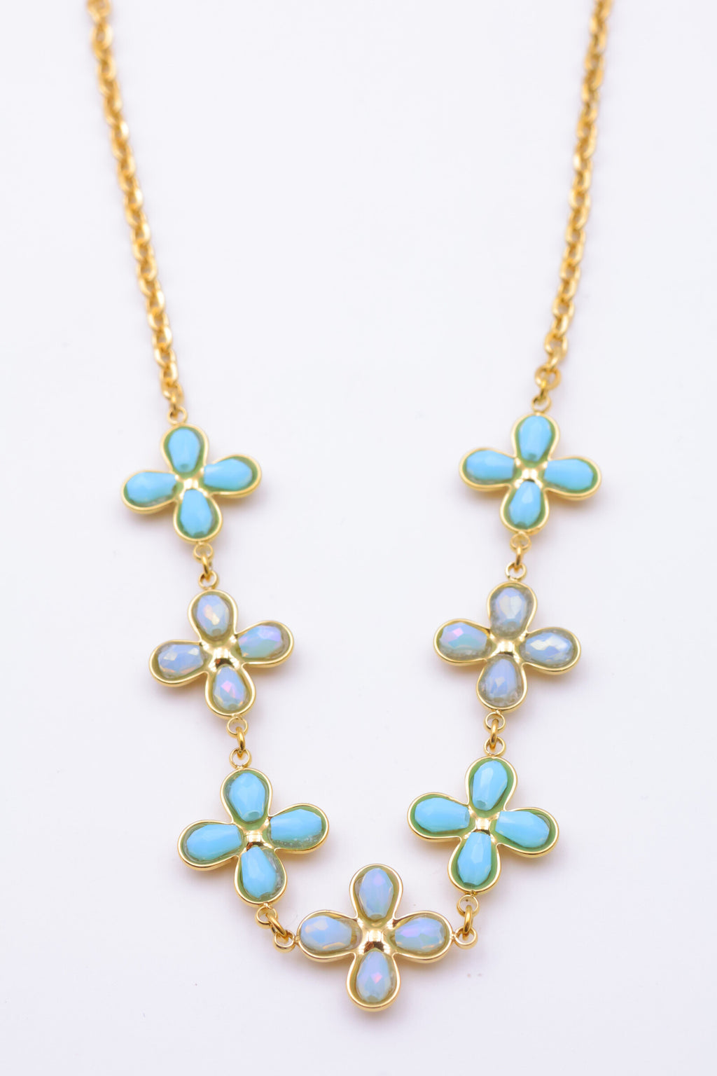 Collier en acier inoxydable - BLEU