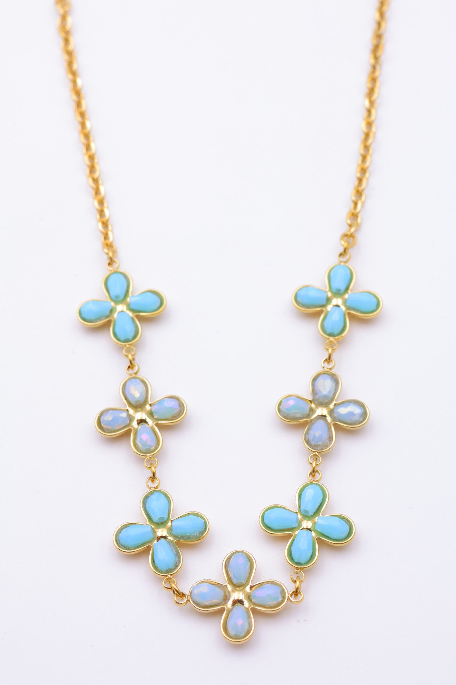 Collier en acier inoxydable - BLEU