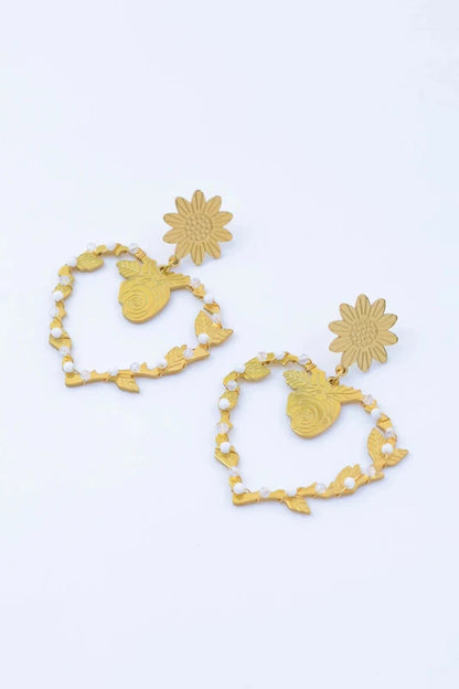 Boucles d’oreilles en acier inoxydable