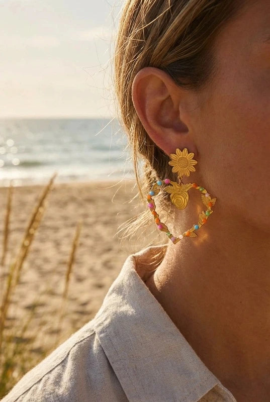 Boucles d’oreilles en acier inoxydable