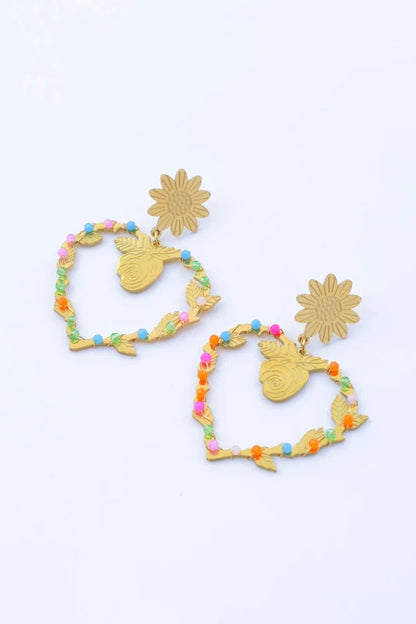 Boucles d’oreilles en acier inoxydable