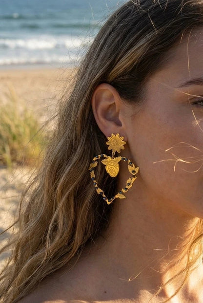 Boucles d’oreilles en acier inoxydable
